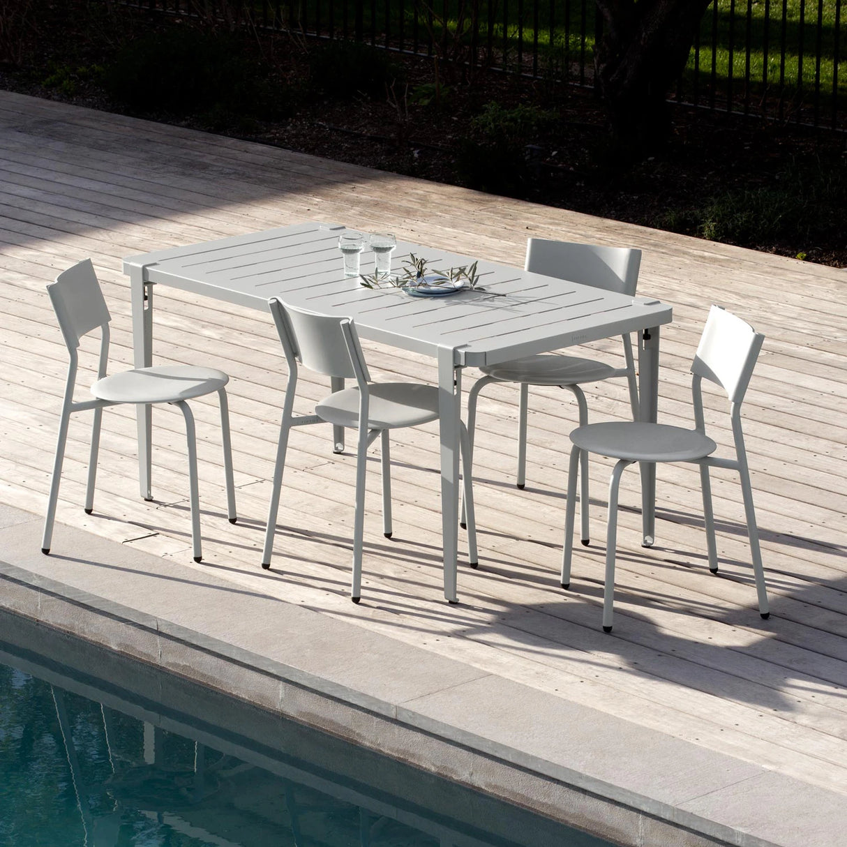 MIDI OUTDOOR CHAIR - LICHTGRIJS