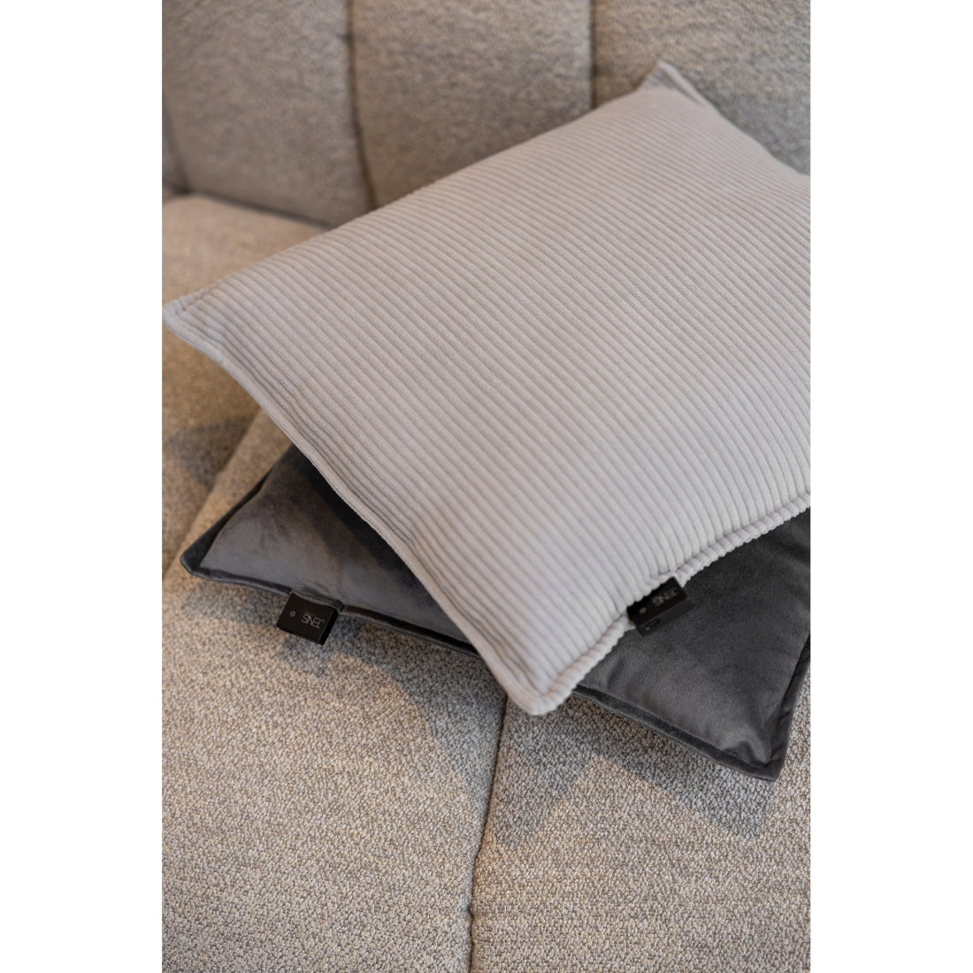 WARMTEKUSSEN - LICHTGRIJS