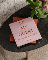 GASTENBOEK - BE MY GUEST - RUST/PINK