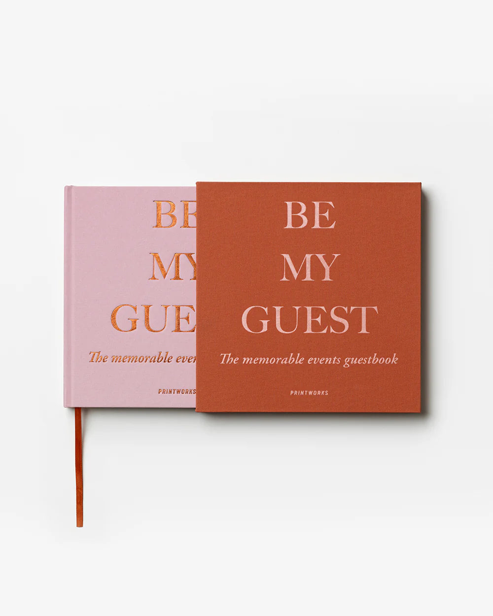 GASTENBOEK - BE MY GUEST - RUST/PINK