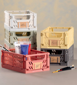 COLOUR CRATE - SMALL DUSTY WALNUT