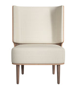 SERENA LOUNGE CHAIR - DARK OAK/SWEET VANILLA