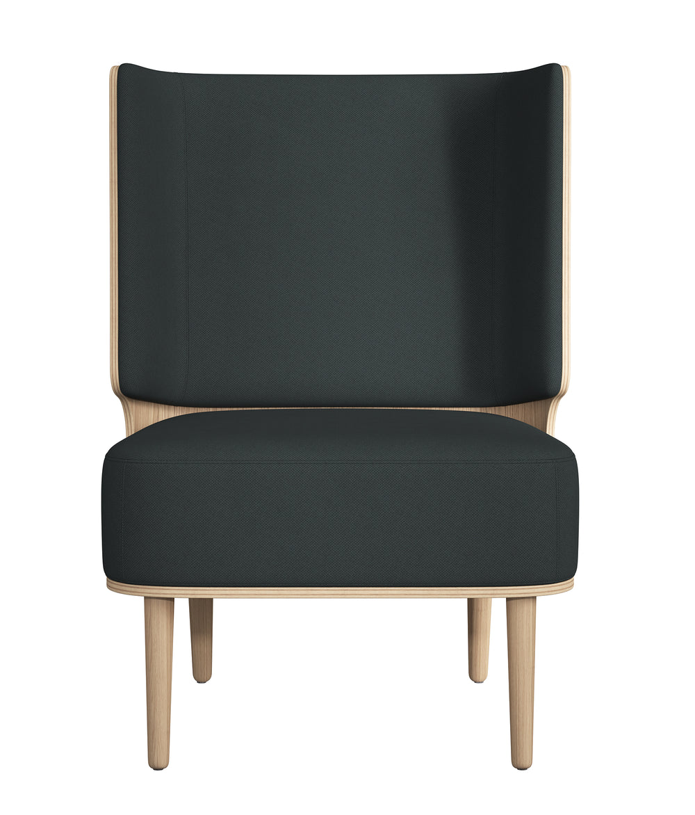 SERENA LOUNGE CHAIR - NATURAL OAK/PHANTOM GREY