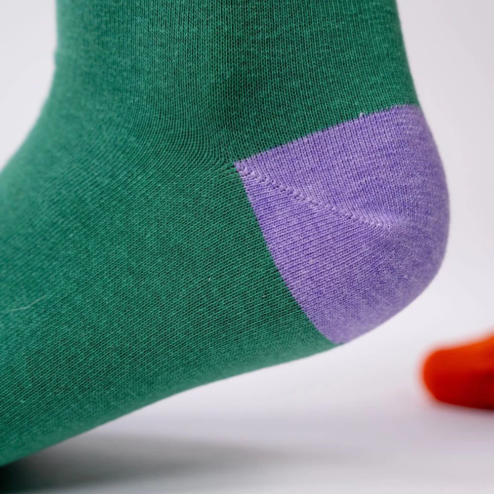 SOKKEN EFFEN - GREEN & PURPLE  & ORANGE