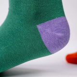SOKKEN EFFEN - GREEN & PURPLE  & ORANGE
