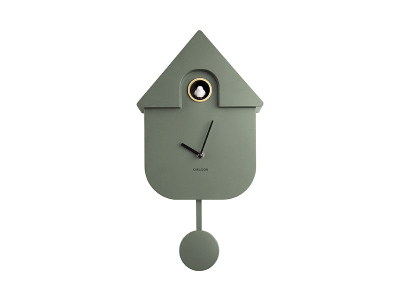 CUCKOO WANDKLOK - JUNGLE GROEN