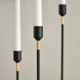 KAARSENHOUDER ZWART - 27 CM
