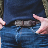 GEVLOCHTEN RIEM - TAUPE