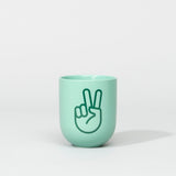 PEACE BEKER / GROEN
