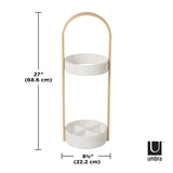 HUB UMBRELLA STAND WIT/NATUREL