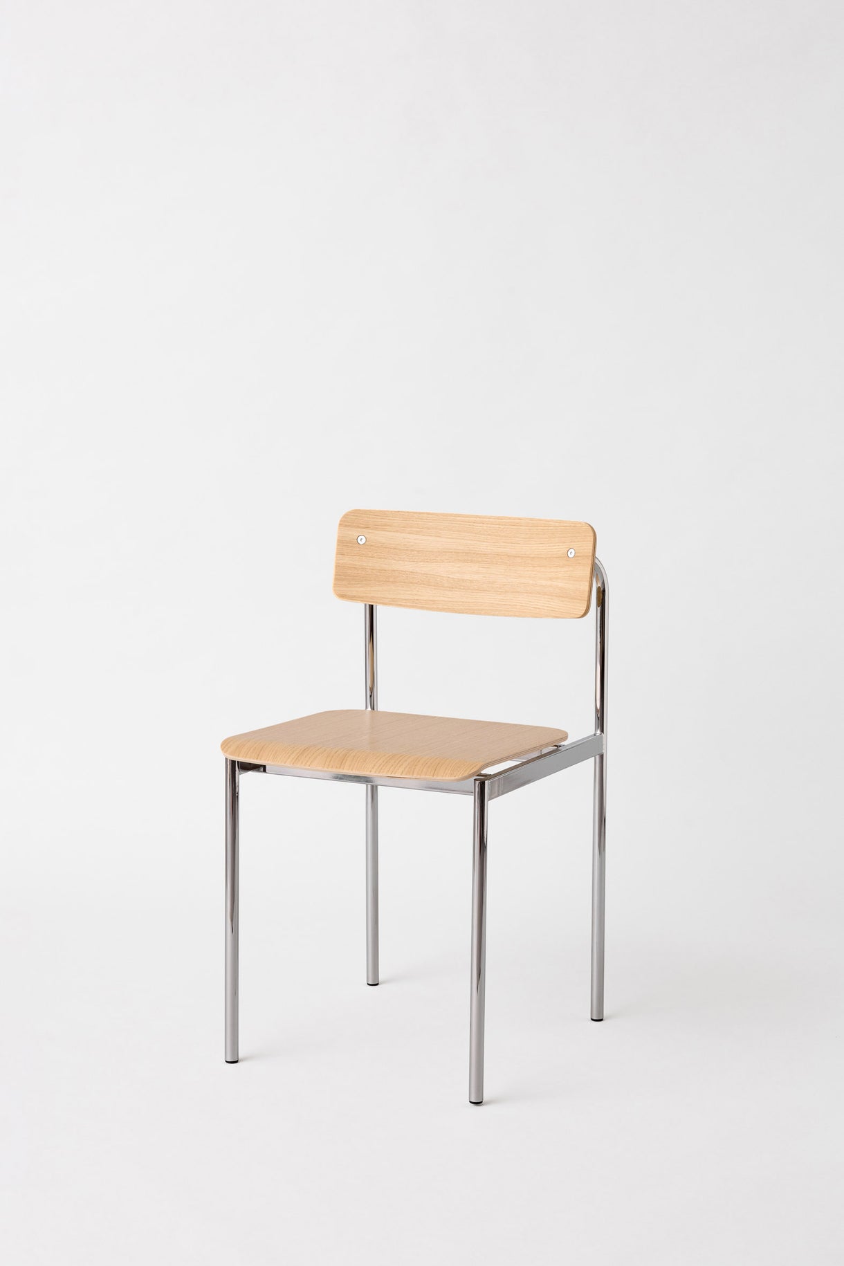 OFFSET CHAIR - CHROME FRAME
