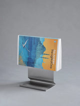 MOEBE BOOK STAND - CHROME
