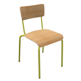 STOEL COLLEGE MET HOUTEN AFWERKING