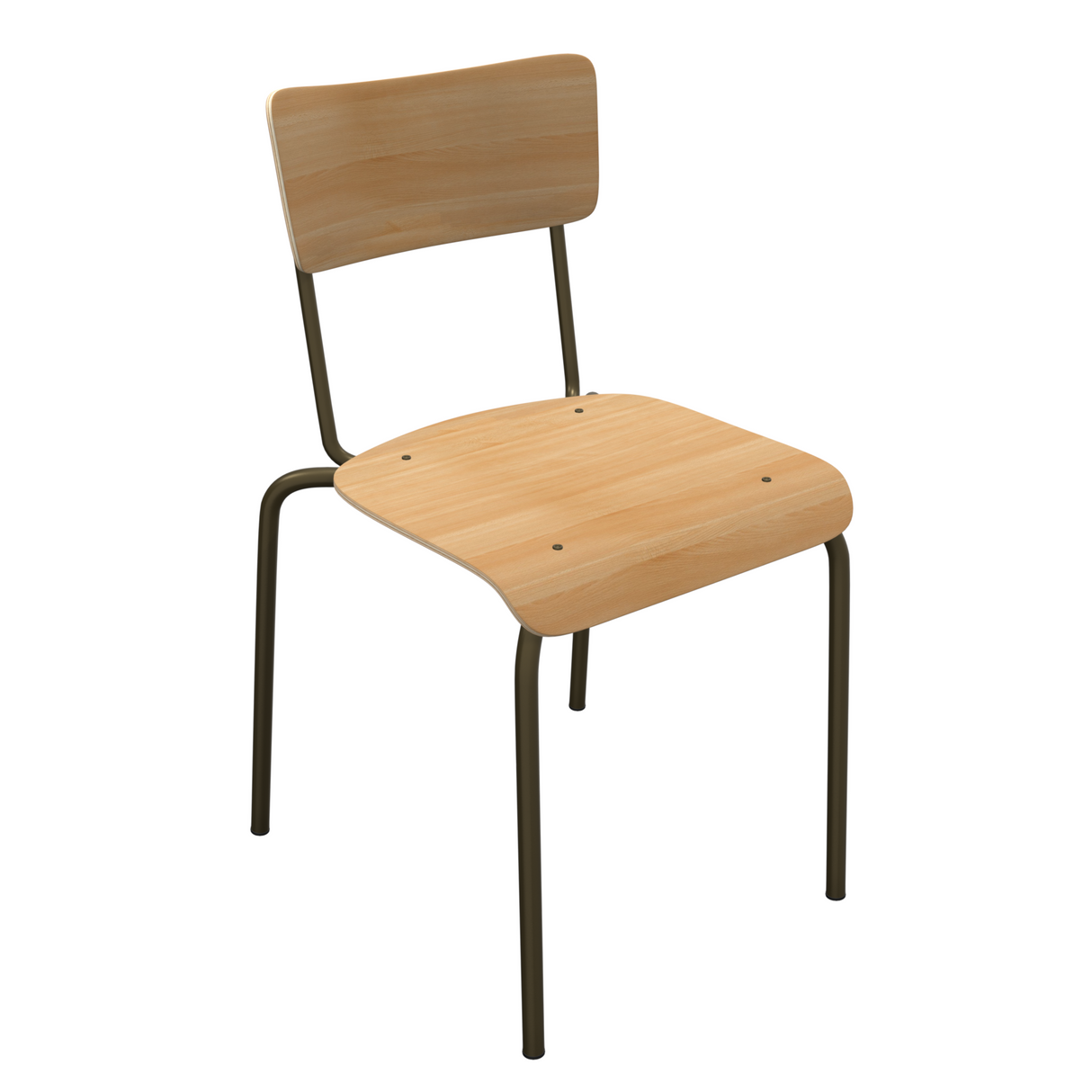 STOEL COLLEGE MET HOUTEN AFWERKING