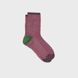 VROUWENSOKKEN - VINTAGE GLITTER OLD PINK
