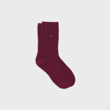 VROUWENSOKKEN - ANGORA BURGUNDY