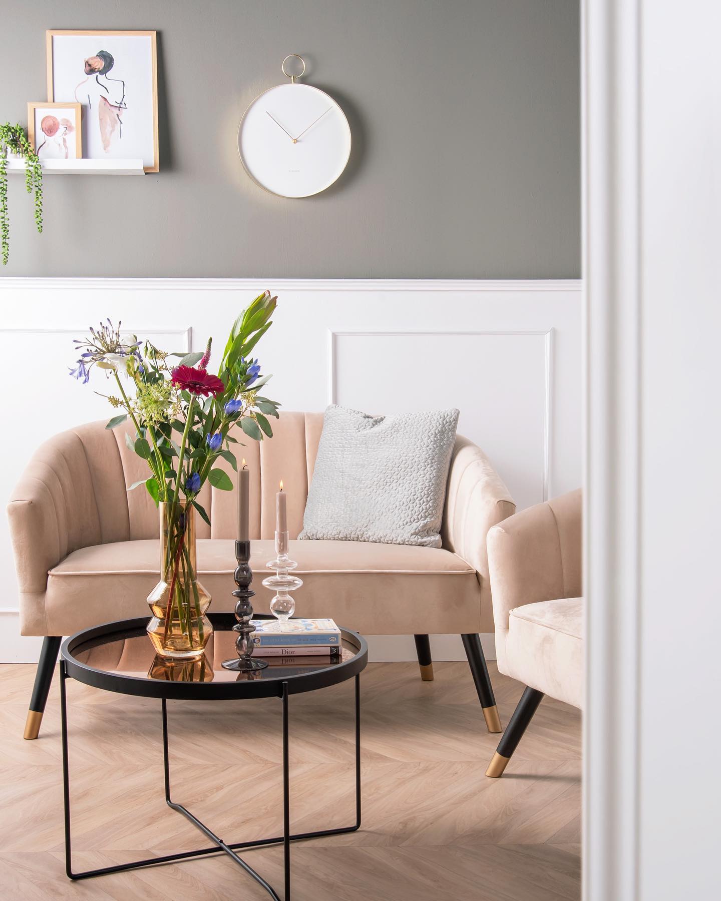 SALONTAFEL BLACK/COPPER