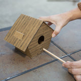 DIY BLOKHUT VOGELHUIS