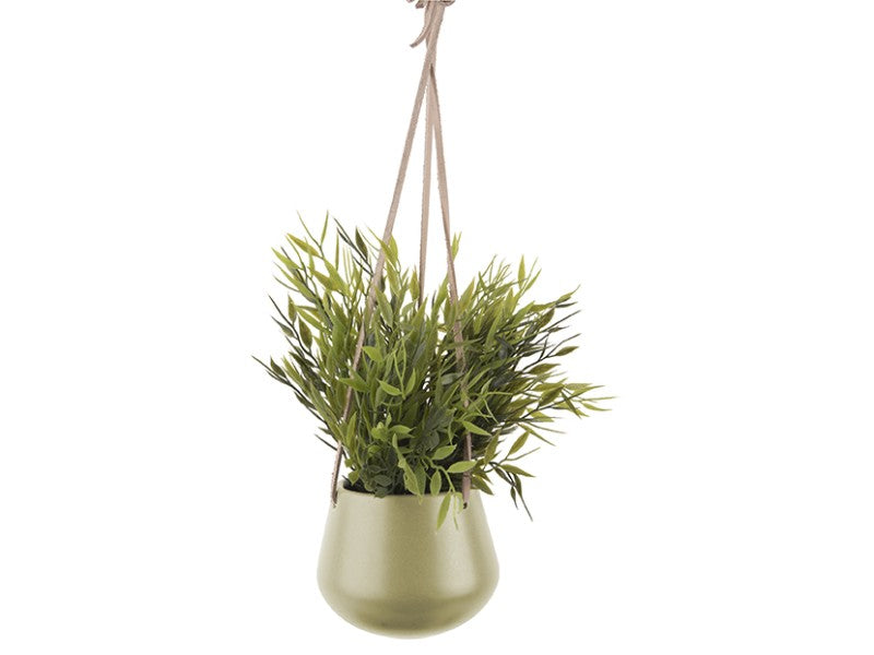 HANGPOT - S/OLIJFGROEN