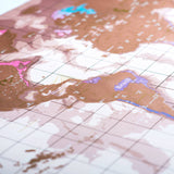 SCRATCH MAP ROSE GOLD