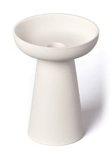 PORCINI WHITE CANDLE HOLDER