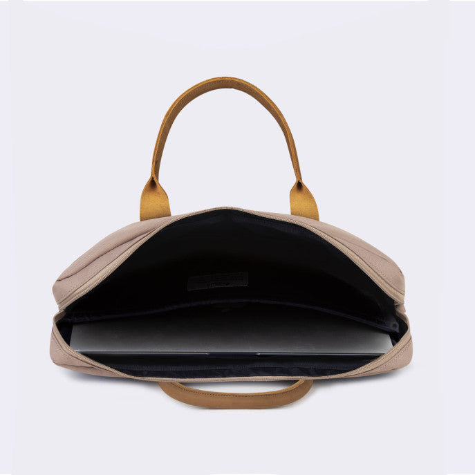 FAGUO LAPTOP TAS BEIGE