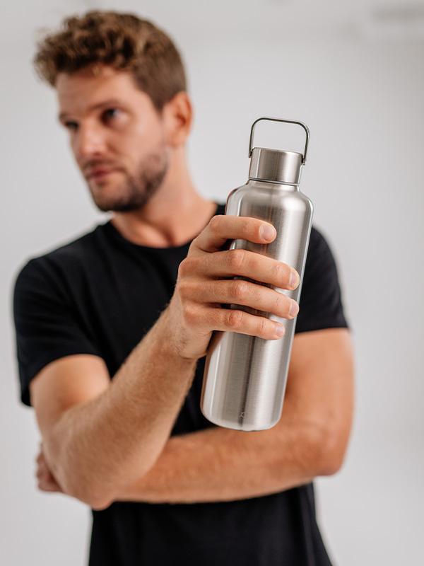 TIMELESS WATER BOTTLE - STEEL